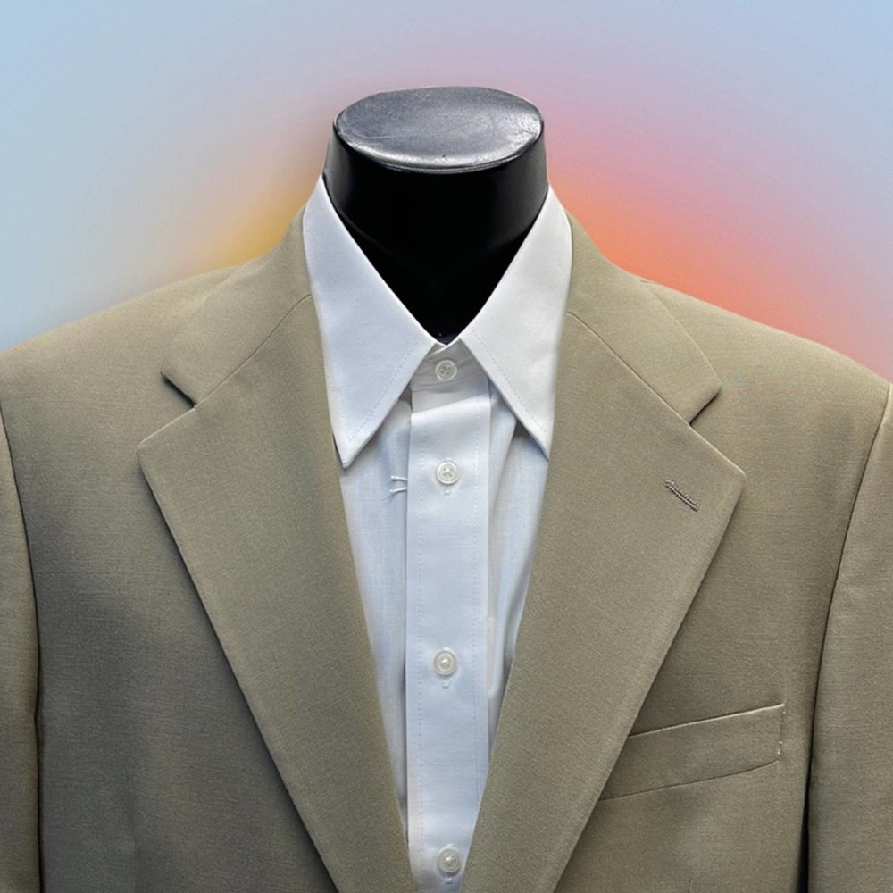 CHAPS RALPH LAUREN Mens 42R Tan Wool Sport Coat